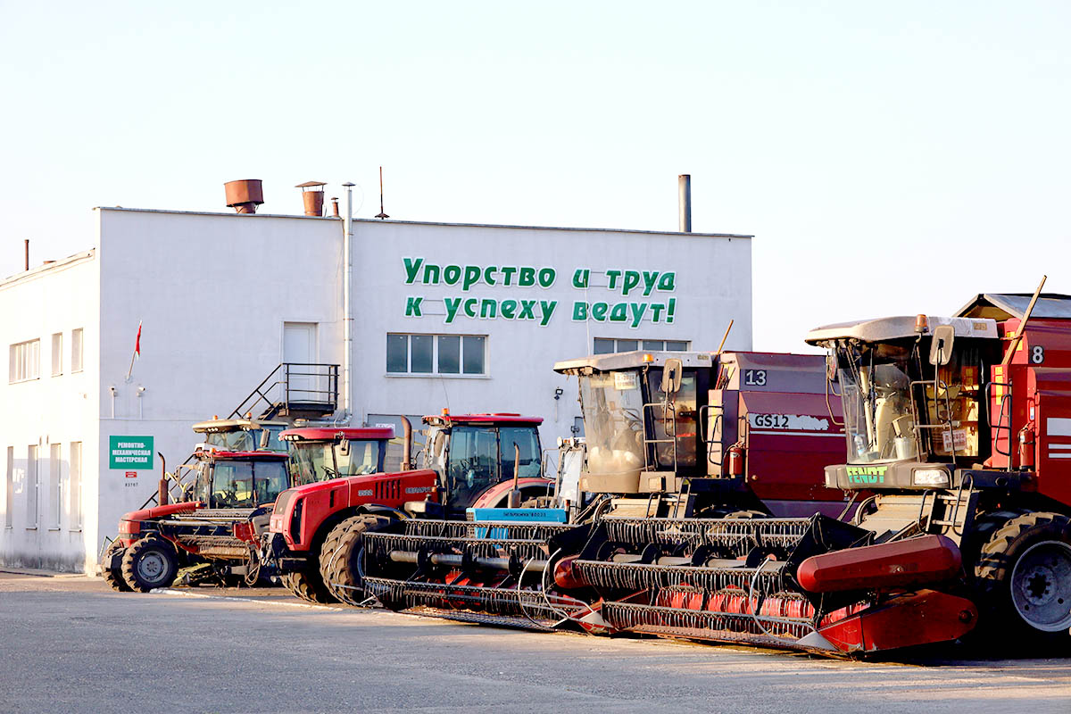 МАШИННЫЙ ДВОР ОАО «ПАРОХОНСКОЕ» ПИНСКОГО РАЙОНА ПРИЗНАН ОДНИМ ИЗ САМЫХ  БЛАГОУСТРОЕННЫХ В БЕЛАРУСИ - Пинское районное объединение профсоюзов